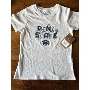 Penn State T Shirt Short Sleeve Medium 7/8 New Youth Girls Rivalry Threads Kids